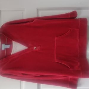 Liz & Me Velour Pullover Top